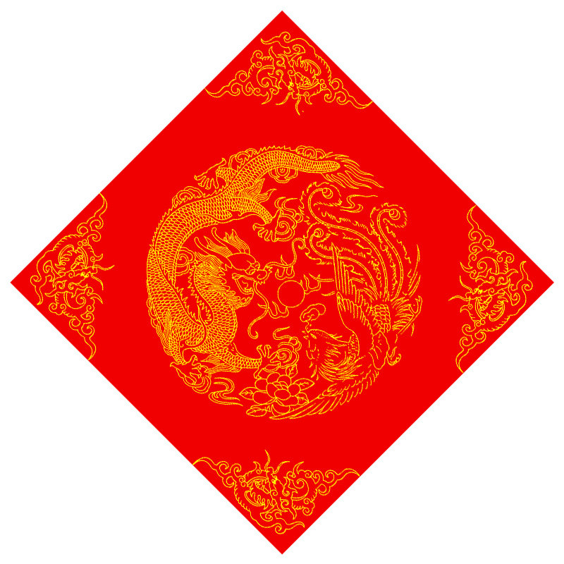 斗方书法万年红红纸手写空白春联正方形宣纸加厚万年红对联纸