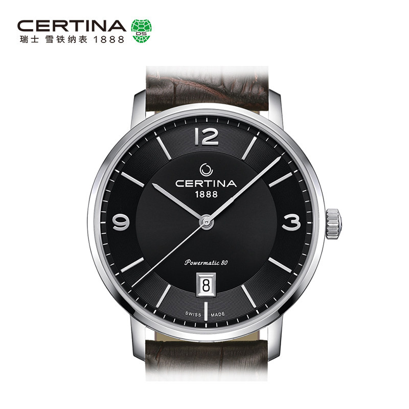 certina雪铁纳卡门系列瑞士进口休闲时尚机械真皮手表瑞士腕表