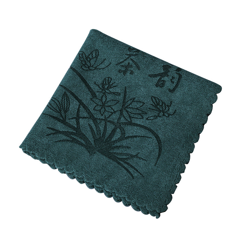 茶巾茶席棉麻中国国风茶布禅意吸水加厚功夫茶巾