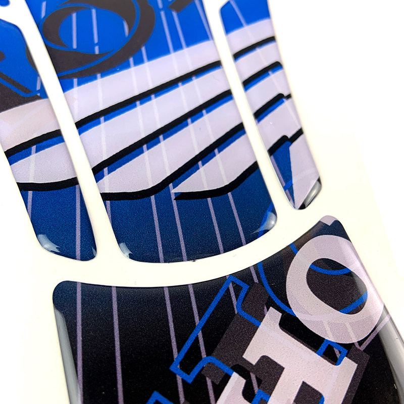 适用于本田跨骑摩托车赛道机车通用鱼骨贴水晶滴贴纸