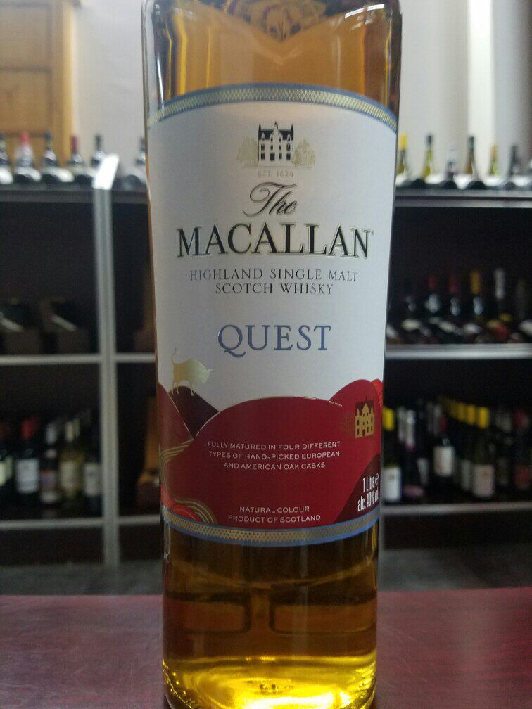 麦卡蓝天2021年牛年限量纪念版macallan苏格兰威士忌1000ml40威士忌
