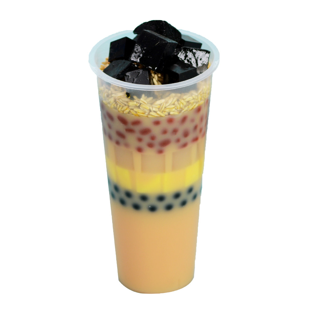 仿真珍珠奶茶模型奶盖脏脏仙草装饰饮料样品仿真水果