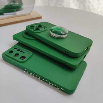 2022新色bv绿水晶支架华为p40手机壳适用nova9荣耀50mate30pro