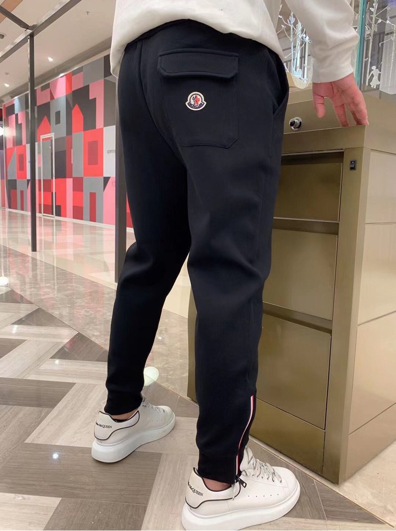 2021冬季新款韩版男士修身小脚裤简约百搭黑裤子宽松休闲运动裤男