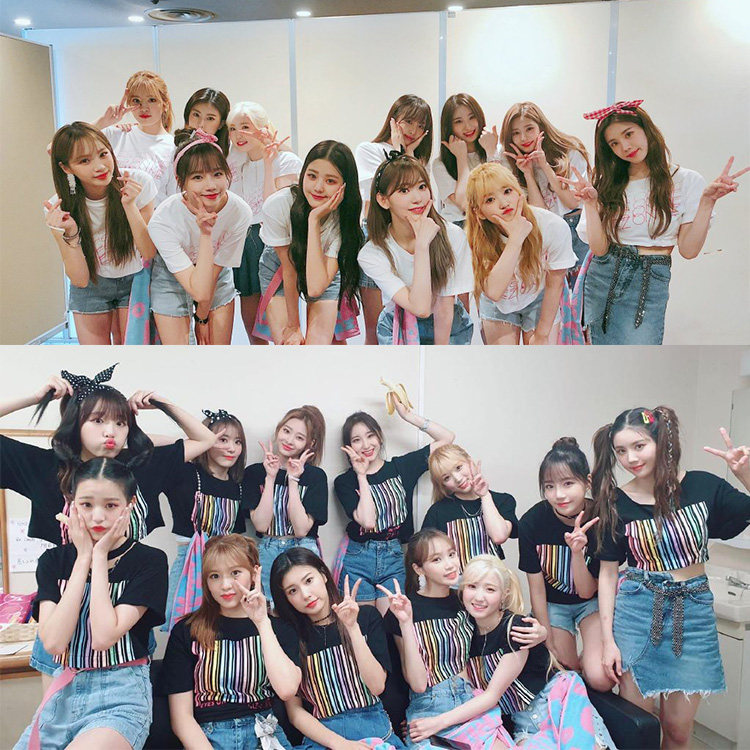 izoneeyesonme日巡演唱会周边衣服同款短袖男女印花t恤