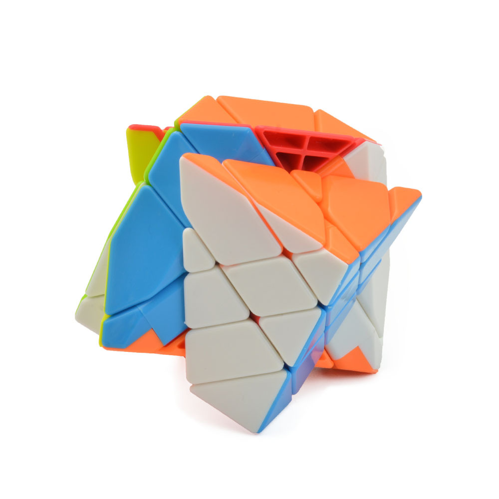 方格四阶变幻金刚实色顺滑儿童学生减压早教玩具异形魔方