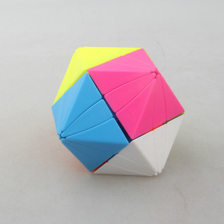 优品鹰眼魔方三阶异型实色免贴纸款魔眼1号魔方儿童益智玩具