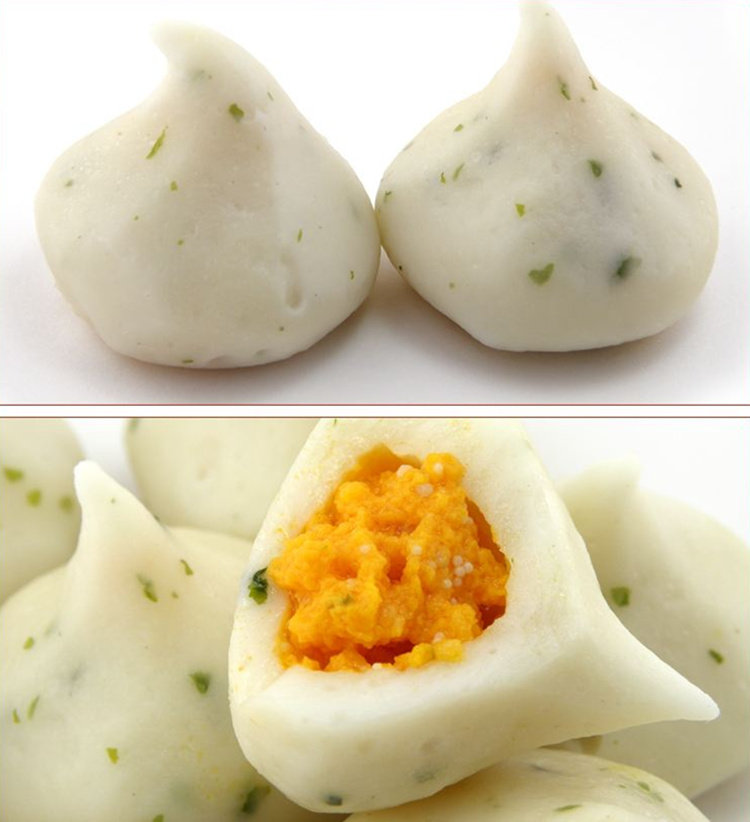 台湾美食蟹籽包鱼包火锅鱼丸关东皮薄馅多500克鱼丸