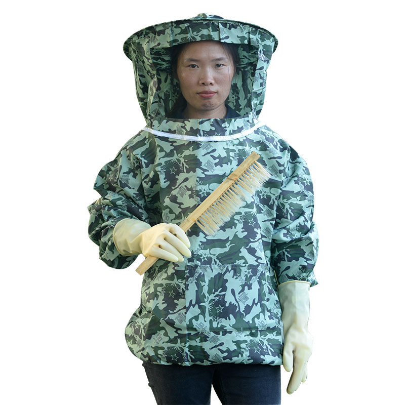防蜂服养蜂服蜜蜂防蛰专用透气半身蜂衣抓蜜蜂衣服防护取蜂蜜工具