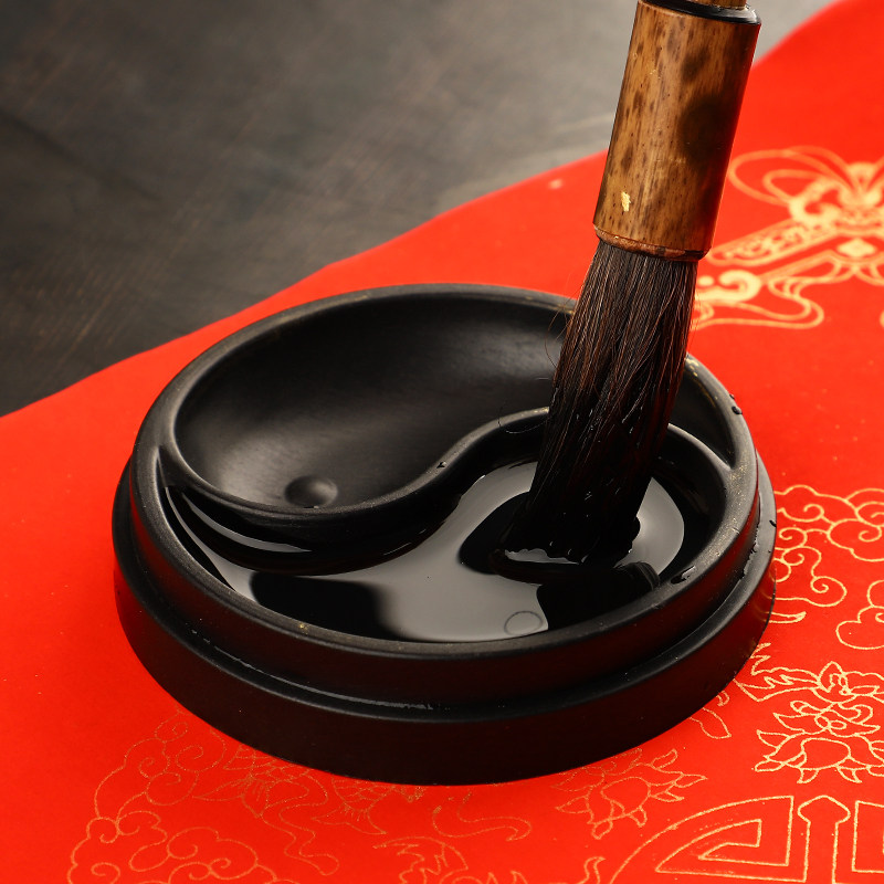 墨水彩色毛笔大瓶250克500克练习初学者练字国画文房墨汁