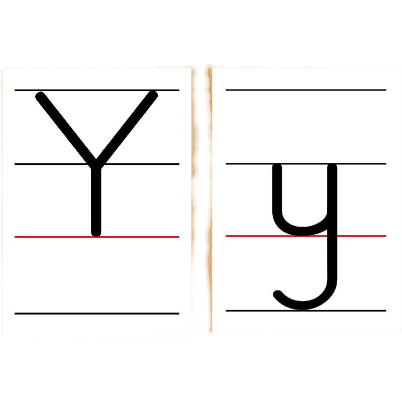 江苏译林棒棒四线三格26个英文字母大小写塑封早教闪卡