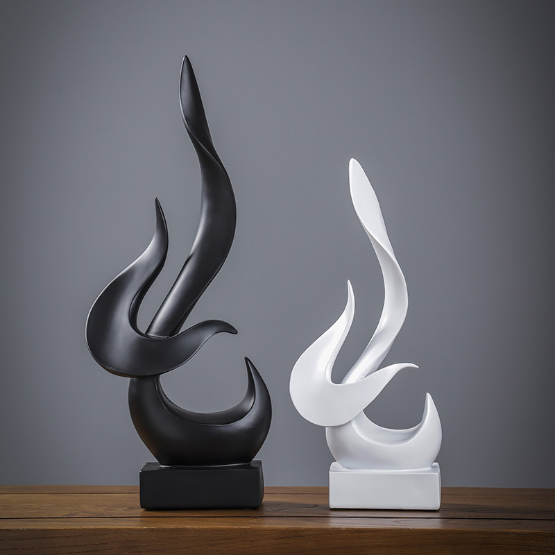 北欧家居创意饰品摆件客厅酒柜电视柜玄关抽象摆件