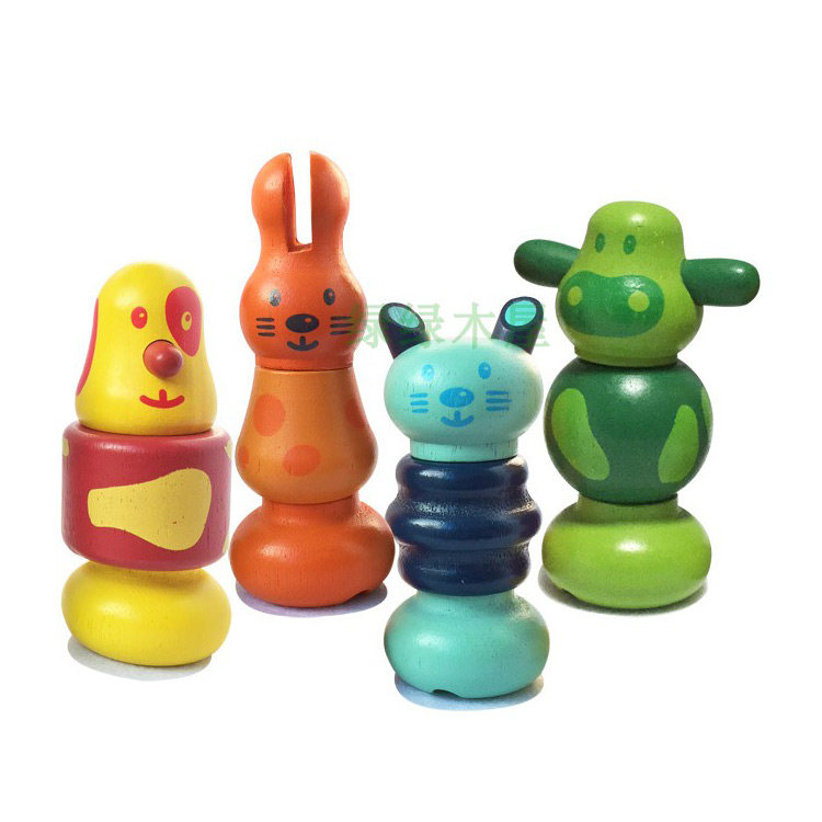 猫咪螺丝动物玩偶螺母拆装玩具儿童动手益智螺母拆装