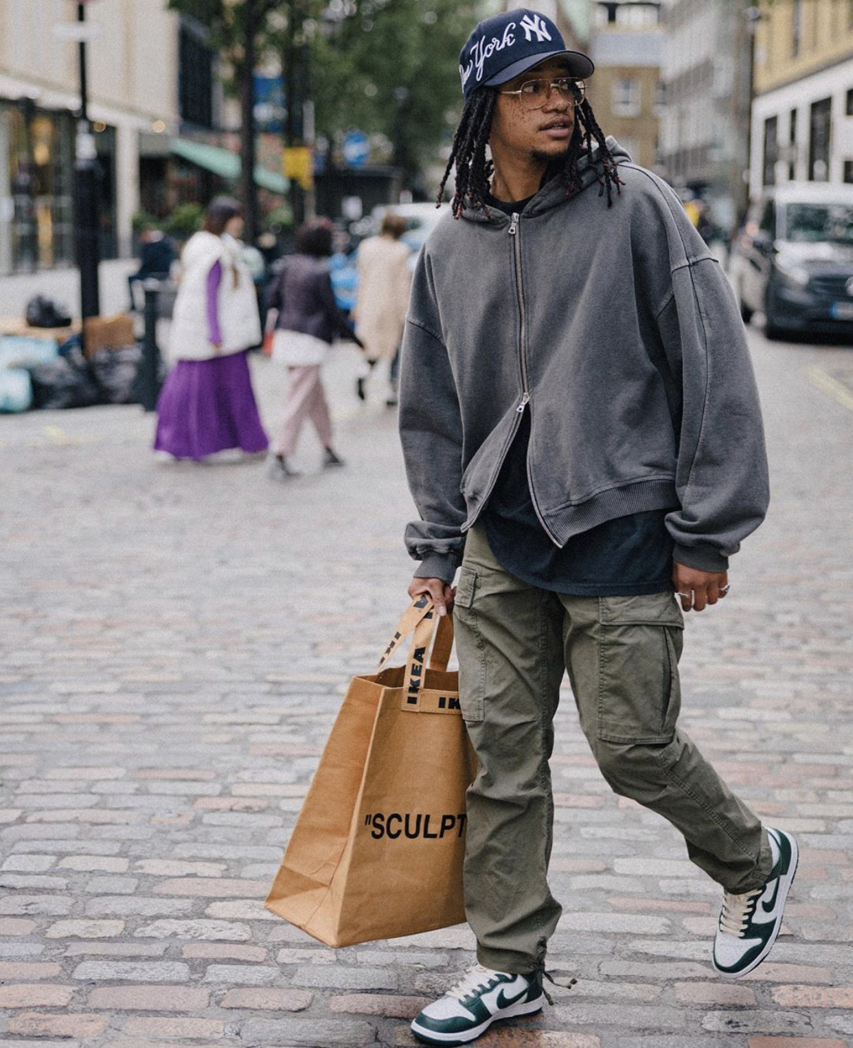 colebuxton拉链连帽vintage卫衣ins高街帽fog侃爷卫衣