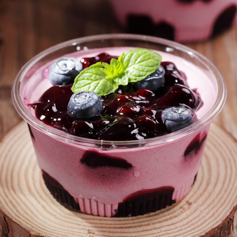 立高高新仙尼蓝莓果馅3kg桶装面包蛋糕慕斯其它原料