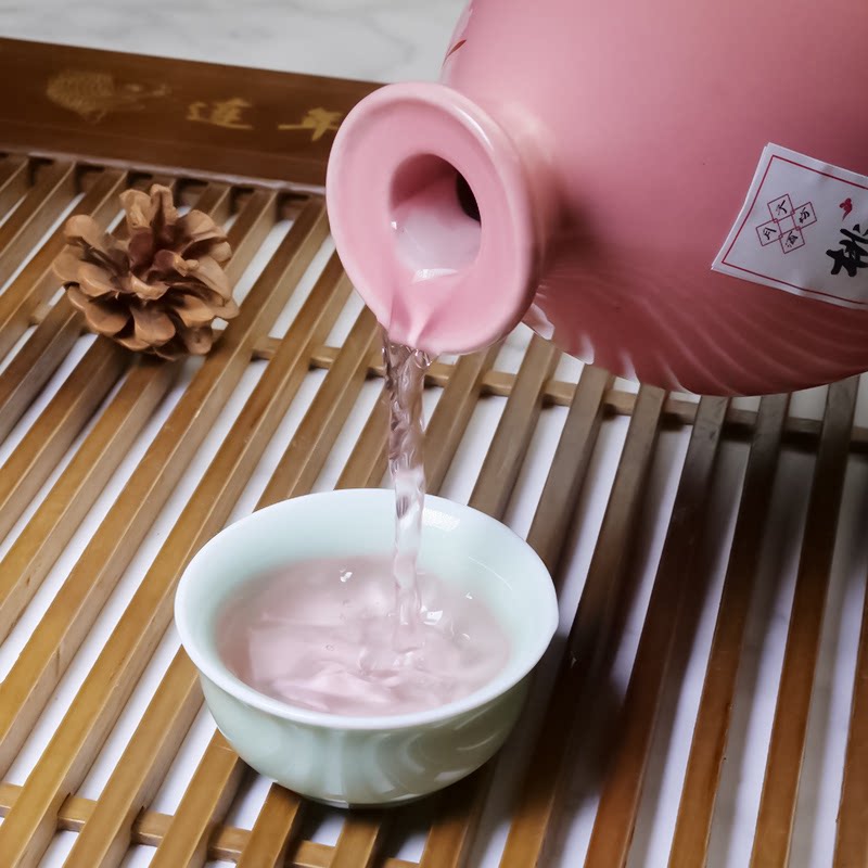 桃花花酒桃花酿果酒酒会微醉少女500ml中度甜酒果酒