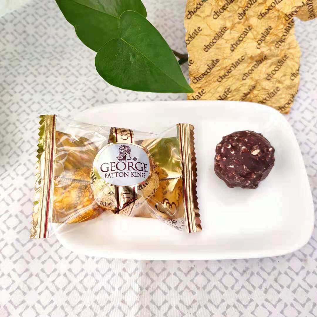 正品圆球礼物食品零食喜糖结婚金莎乔治巧克力果仁巧克力