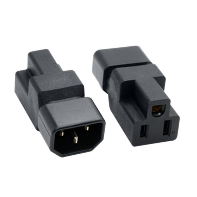 杰凌达pduups机柜服务器c14品字插头国标美标转换插头