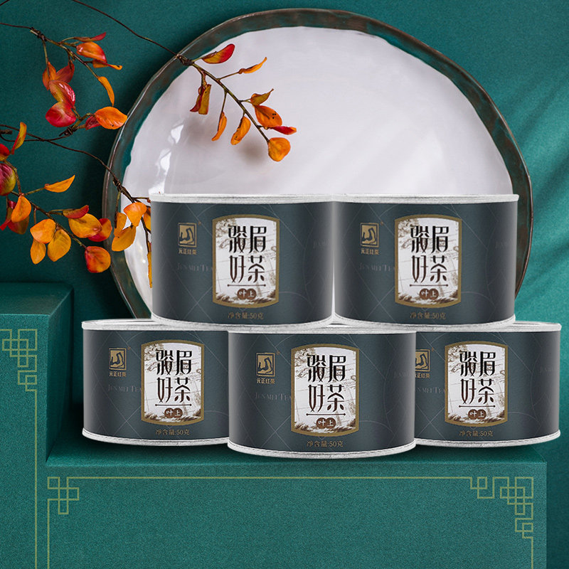 红茶茶叶正山小种五罐预售好茶元正爆款250g正山小种