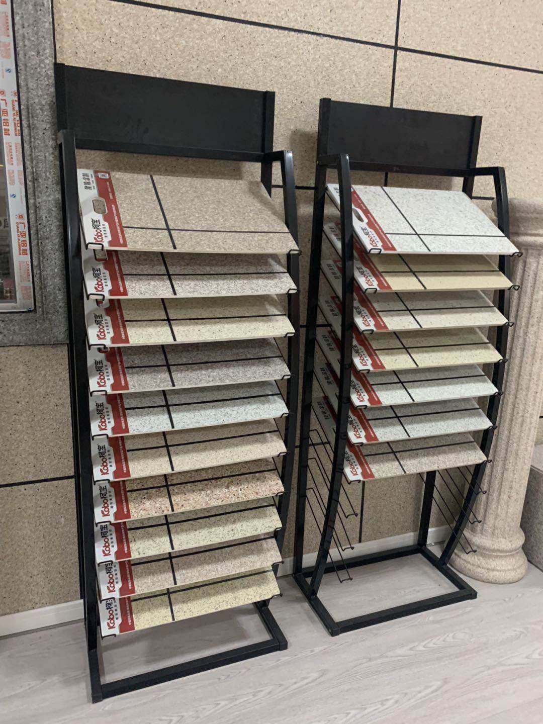 艺术涂料样板展示架硅藻泥样板架真石漆液体陈列商用展示柜