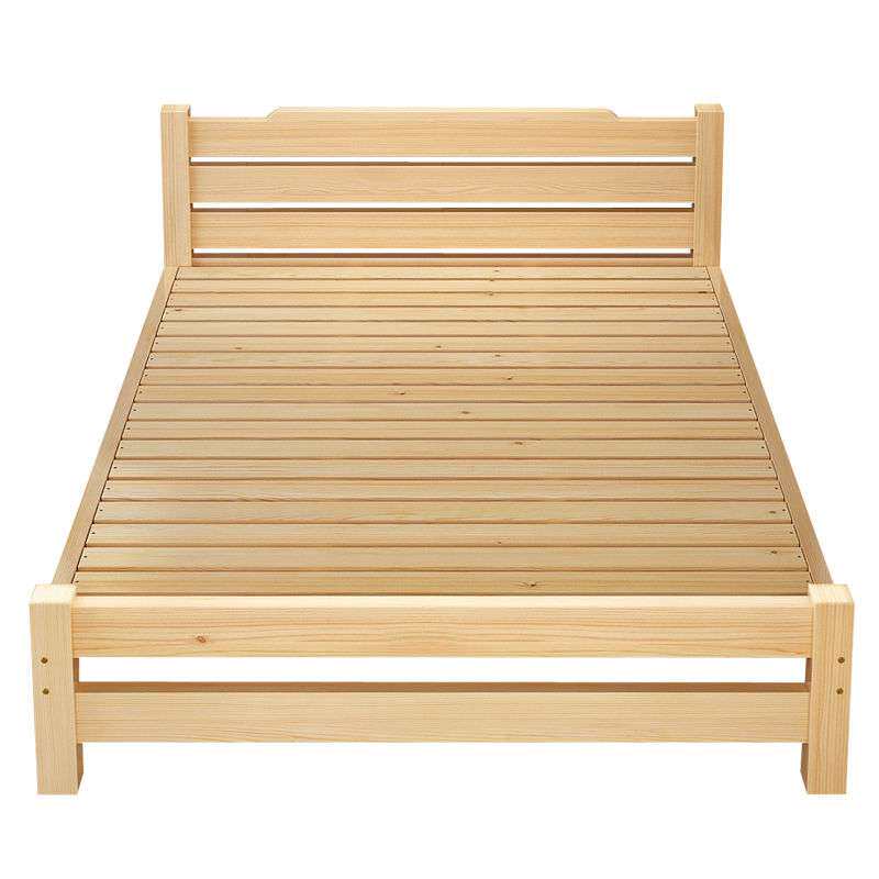 木床单人双人床实木简易15米木头12米木板18米床实木床