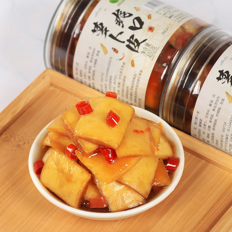 田野故事爽口萝卜皮400g脆辣开胃下饭菜酸泡菜萝卜干湖南特产