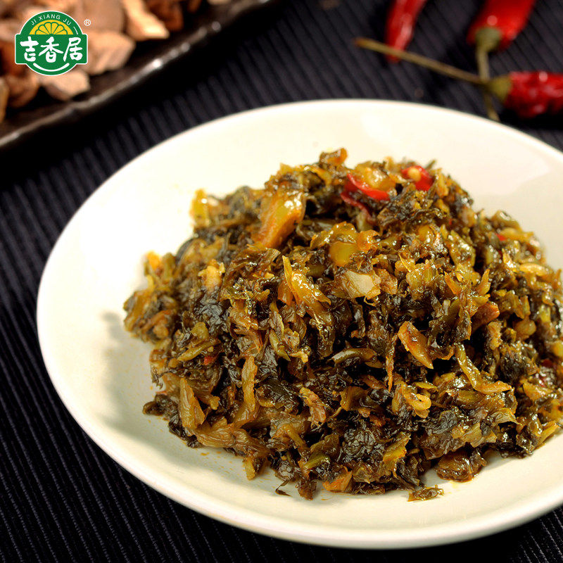 吉香居香辣盐菜106g 四川泡菜下饭菜腌咸菜小包装下饭小菜榨酸菜