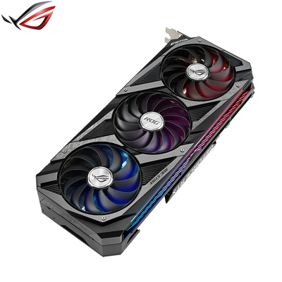 华硕rtx3070rtx3070ti猛禽白色雪豹高端游戏显卡