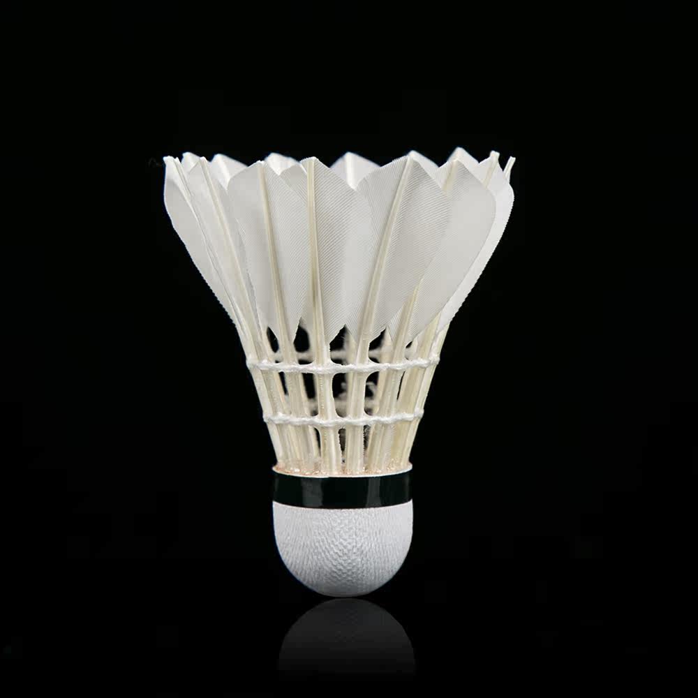 羽毛球12只装耐打王鹅毛室外飞行稳定一桶室内外比赛专业训练用球