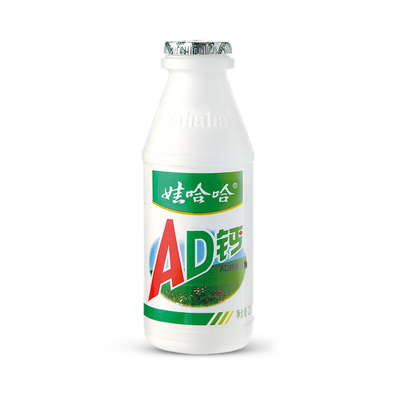 娃哈哈ad钙奶220ml*24瓶大瓶哇哈哈儿童牛奶酸奶营养饮品包邮整箱