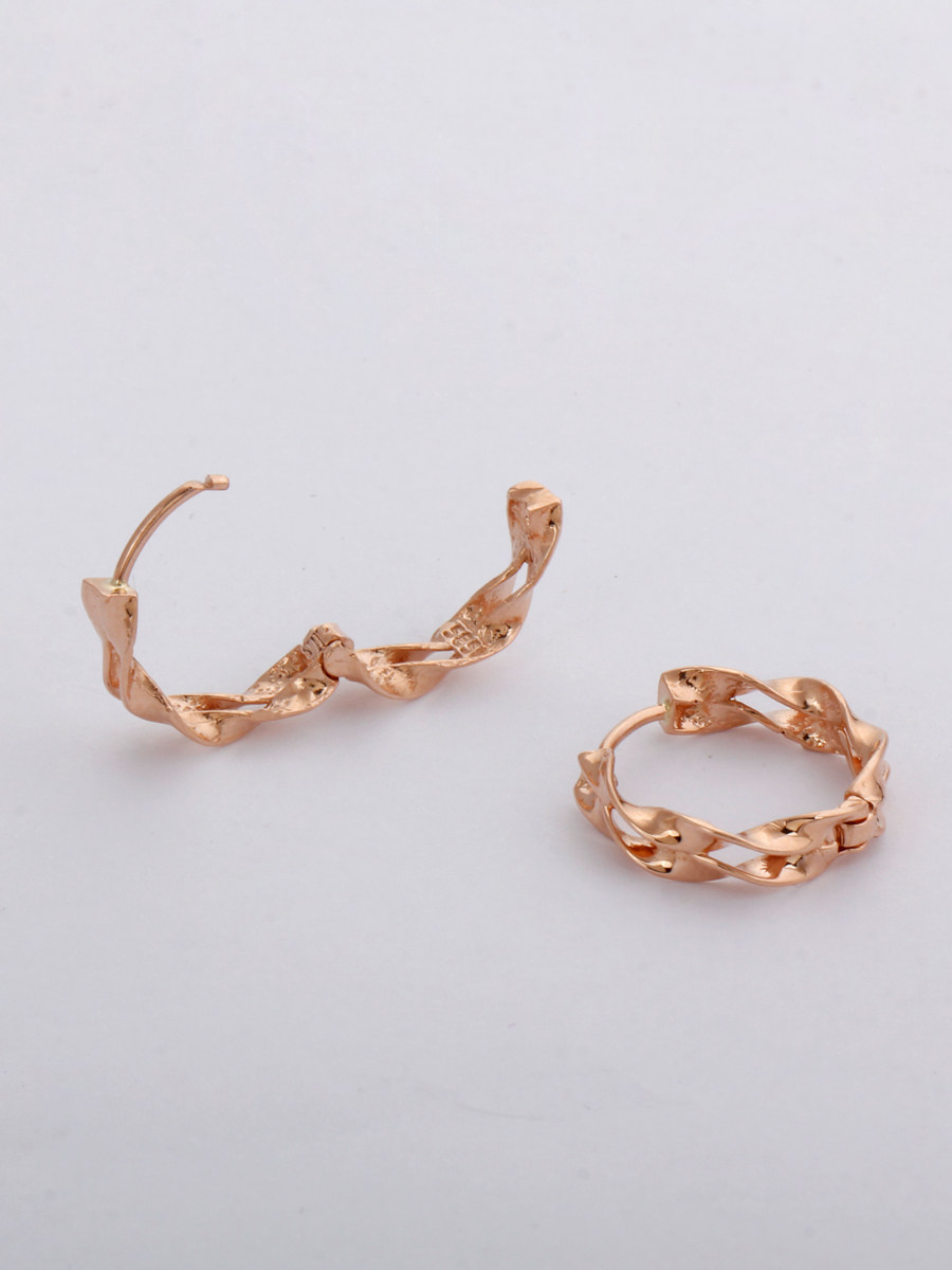 geunyeon瑾妍14k黄金耳环简约大气双排耳饰