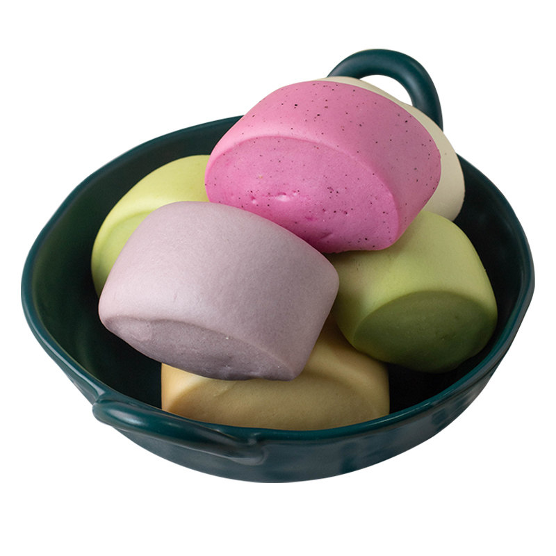 粮觅果蔬刀切馒头30只手工奶香小儿儿童宝宝包点