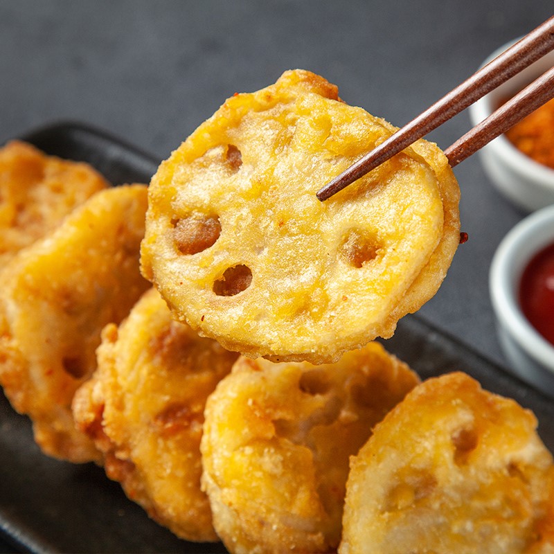 惠发发脆香藕盒袋装500g藕夹半成品空气炸锅油炸莲藕
