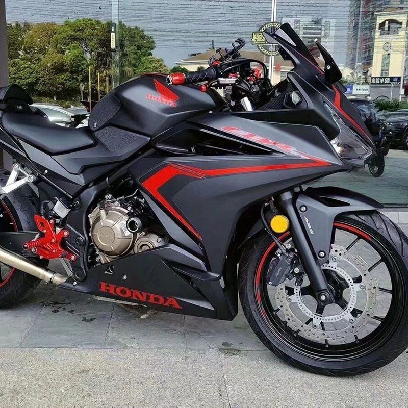 适用于本田cbr400r改装防摔车身发动发动机机防摔胶摩托车保险杠