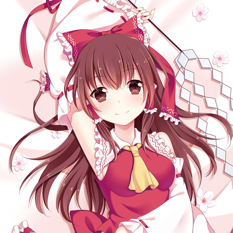 妖梦工坊原创东方project博丽灵梦动漫抱枕枕套动漫毛绒