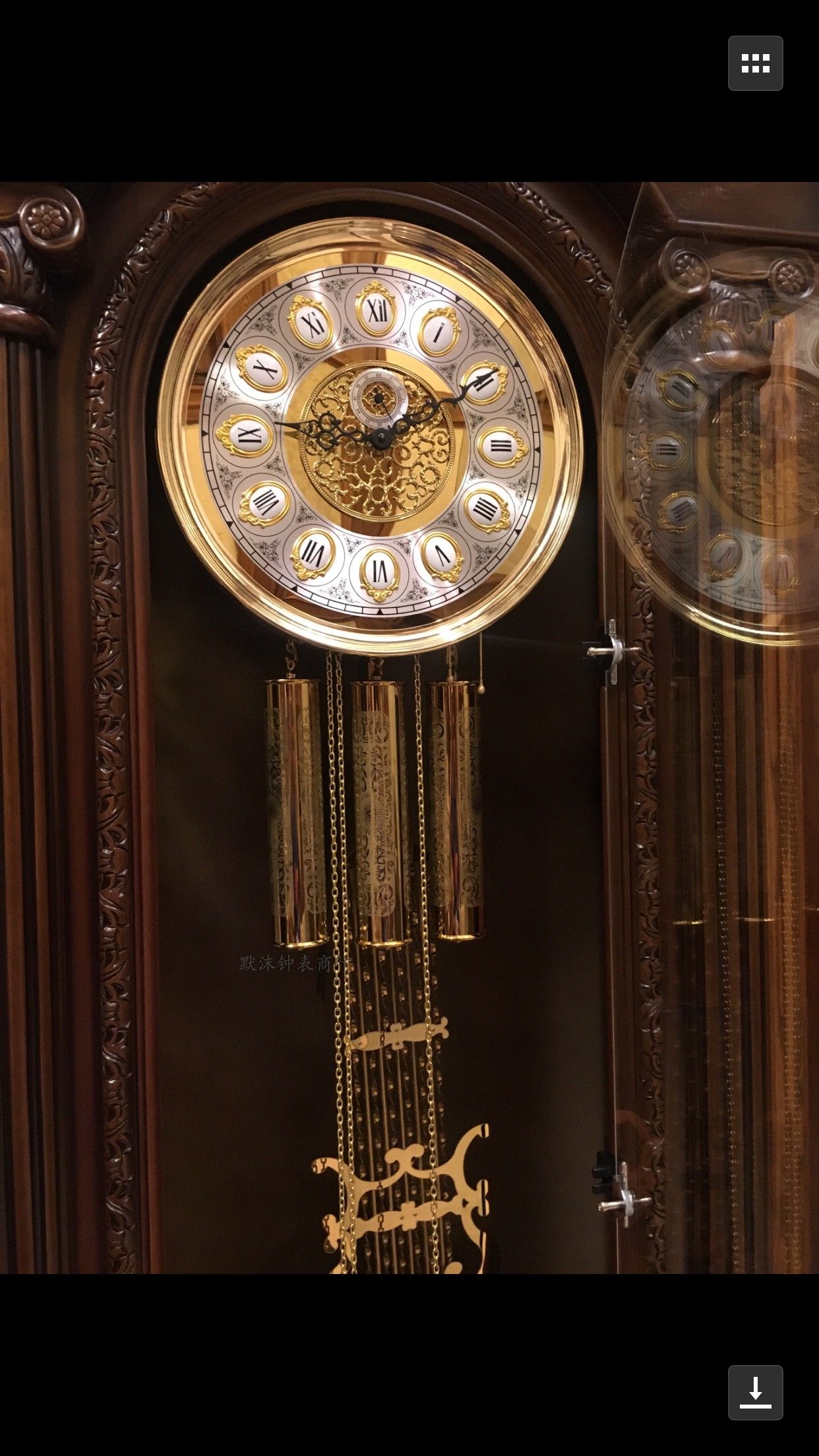 德国钟音乐摆钟报时音乐木立赫姆勒华实尚豪时尚立钟