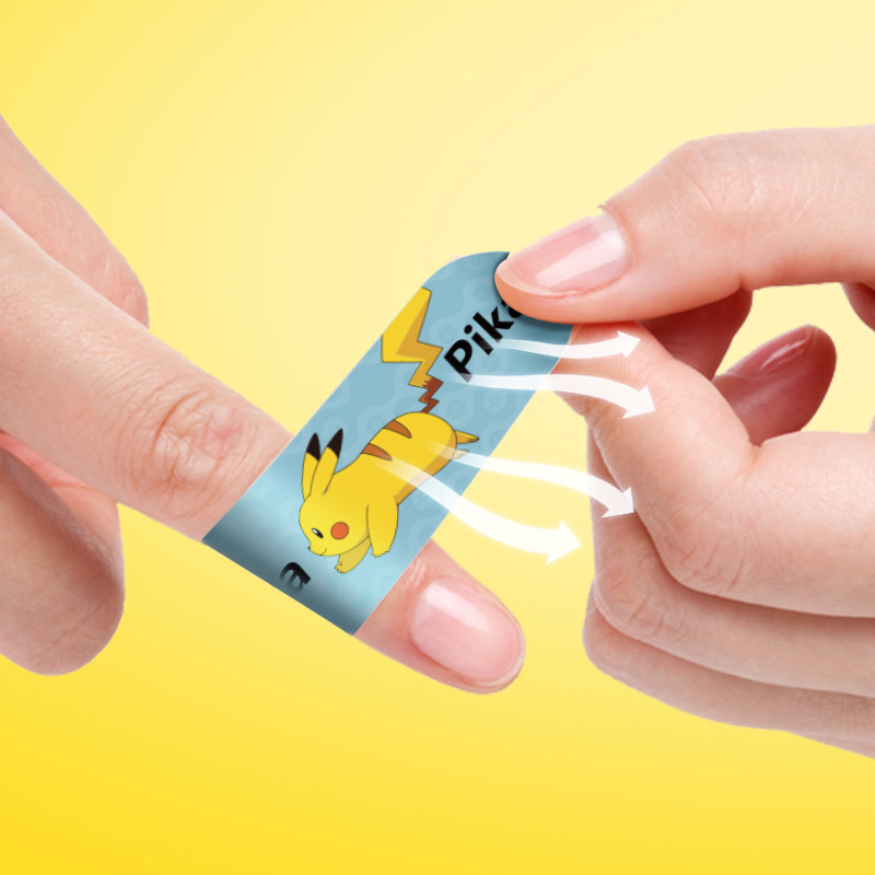 艾优宝可梦皮卡丘创口创可贴伤口保护防水可爱防磨创口贴