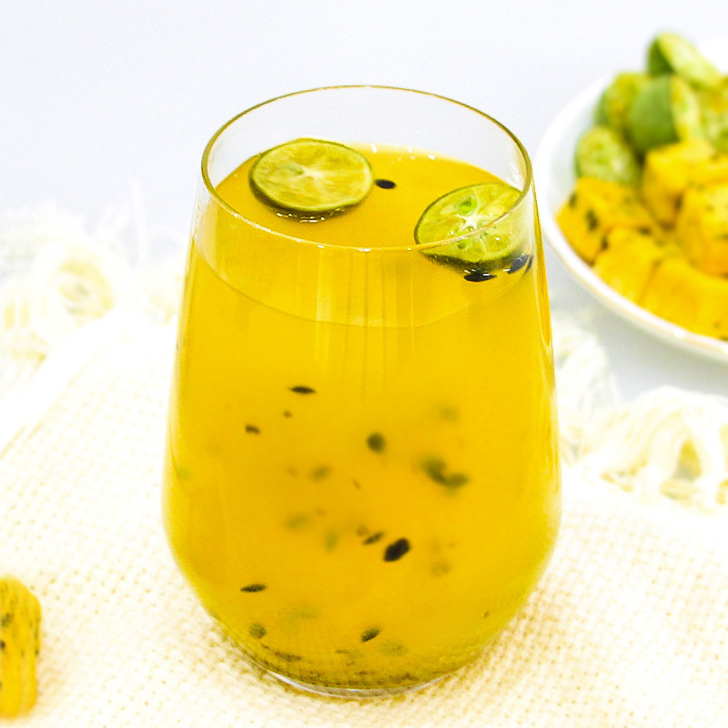 谯韵25包百香果金桔量贩装冷泡茶柠檬片冰糖水代用