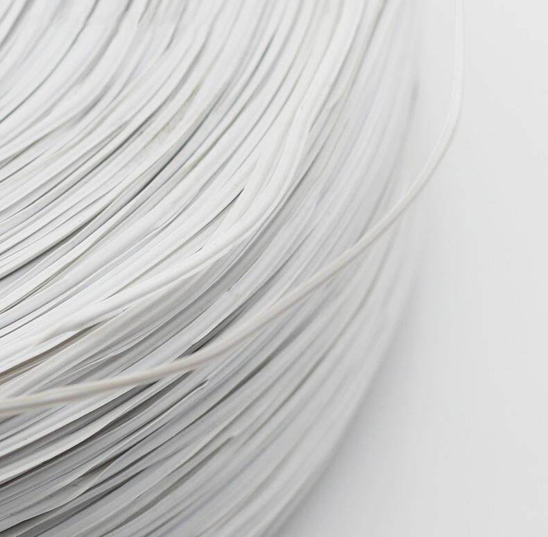 电镀镀锌铁丝扎线0.55包塑铁大卷扎丝铁芯捆绳缎带