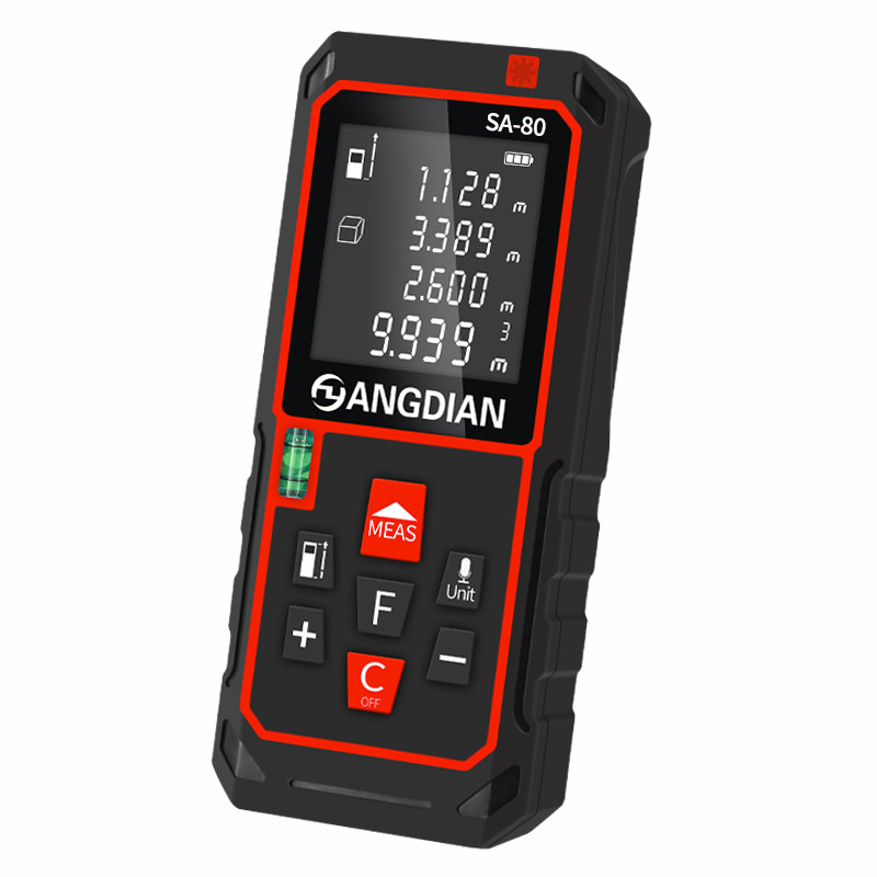 航典红外线激光测距仪高精度测量仪手持距离量房60米小电子水平尺