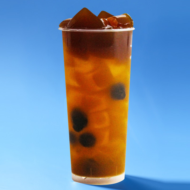 欧本糖冰粉冻680g酸梅汤风味果冻冻奶茶店打开其它饮品