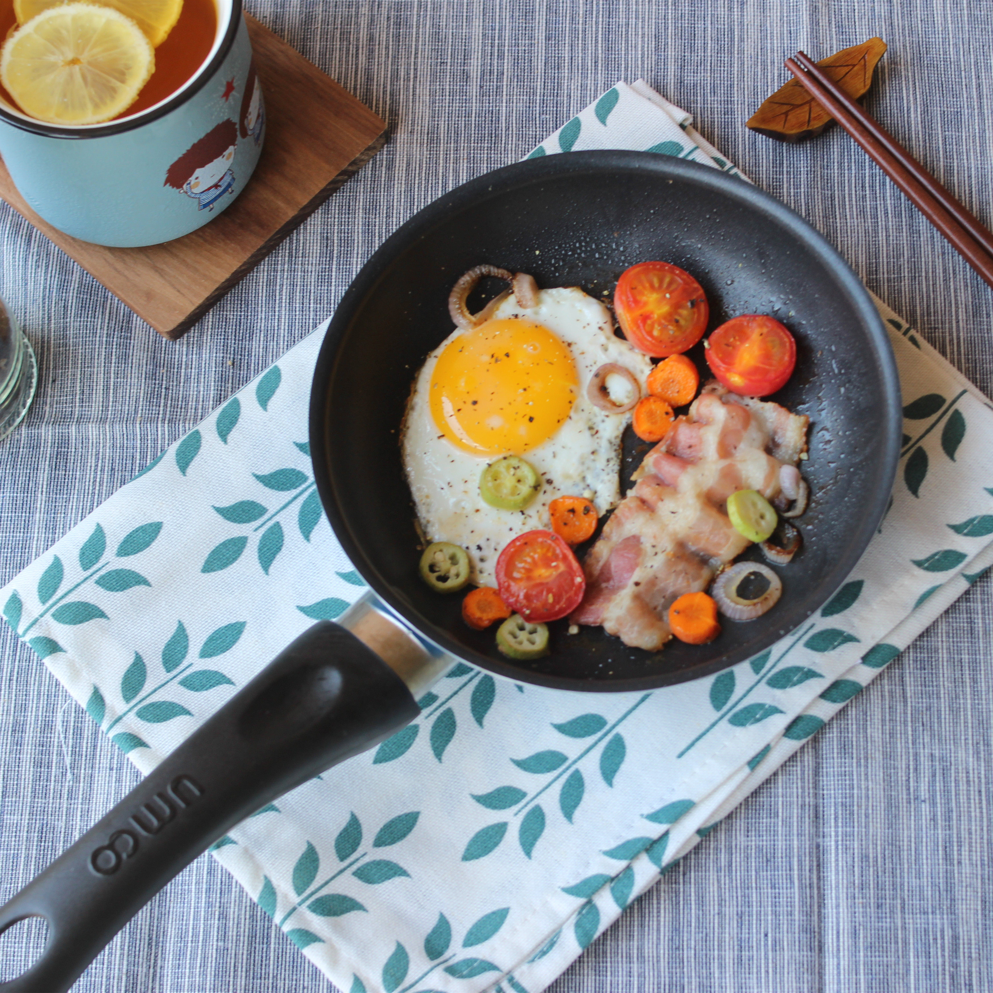 超小平底锅迷你煎锅平底不粘锅12cm蛋饺锅14cm松饼煎锅