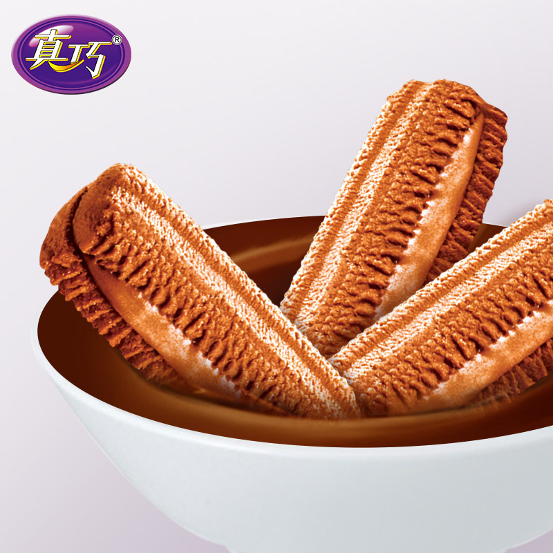 真巧沾酱夹心72g网红抹茶曲奇饼干