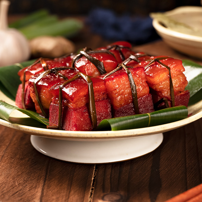 宫廷稻香稻草肉扎肉红烧肉东坡加热即食半成品卤肉类