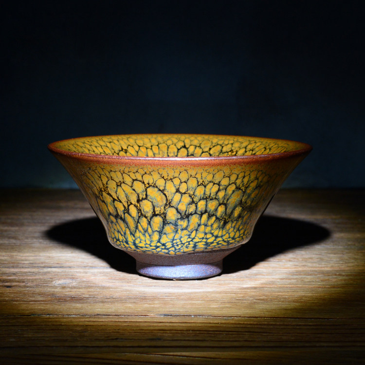 名家大师同款釉色手工鹧鸪复古大油油滴主人建盏