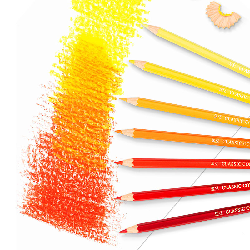 辉柏嘉彩色画笔画画涂色手绘专用小学生儿童美术彩铅