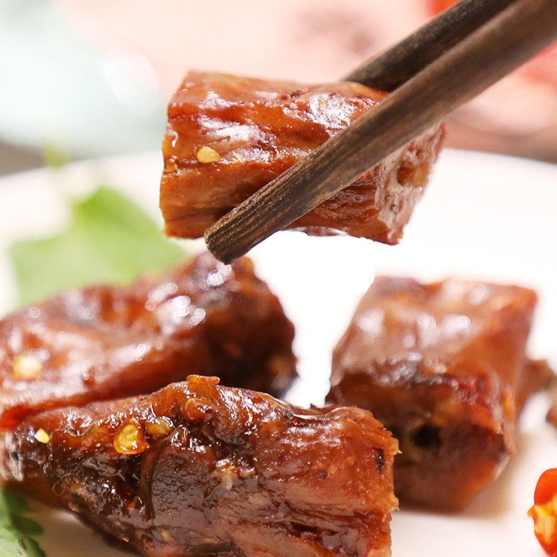 大晟土楼黑鸭香辣糖醋味鸡脖45g*40根手撕整根烤脖零食非鸭脖风干