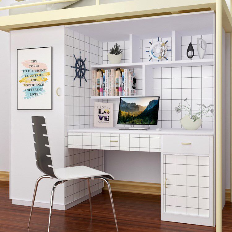 大学生宿舍墙纸寝室装饰卧室温馨网红ins纯色pvc墙纸