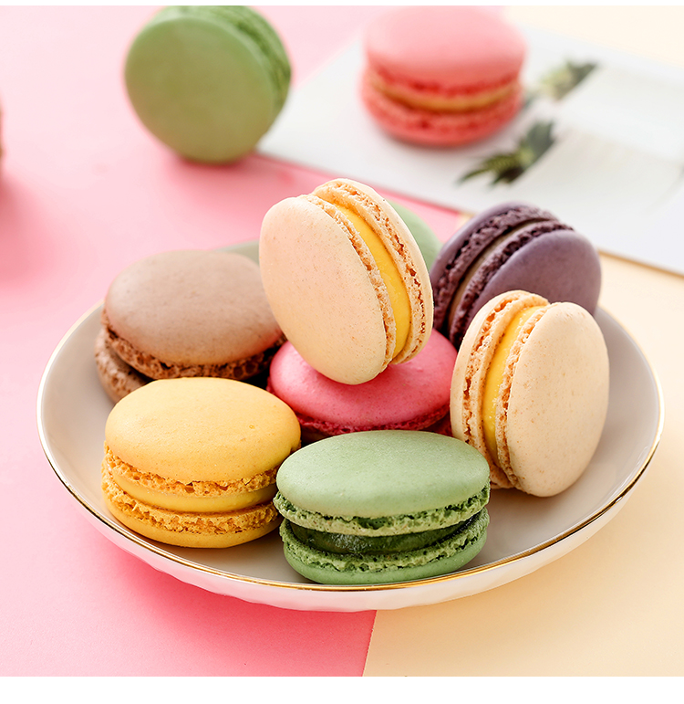 怡云小镇马卡龙甜点24粒礼盒装正宗法式甜品迷你小饼干西式蛋糕点