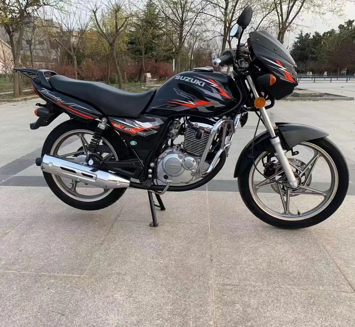 原装豪爵铃木锐爽en125摩托车骏威二手电喷钻豹摩托车整车